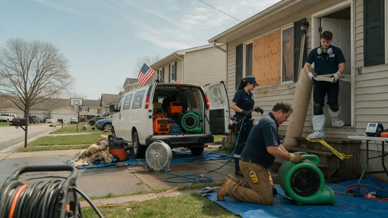 Water Damage Restoration in Elliott, IL near me